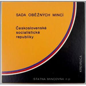 Sady mincí ČSSR – ČSFR - ČR. Sada oběhových mincí 1987