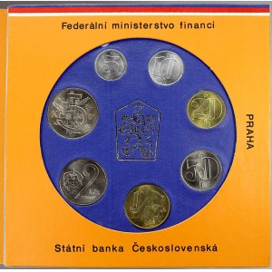 Sady mincí ČSSR – ČSFR - ČR. Sada oběhových mincí 1987