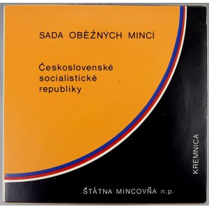 Sady mincí ČSSR – ČSFR - ČR. Sada oběhových mincí 1988