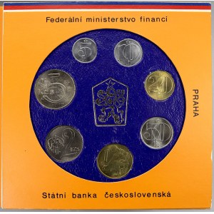 Sady mincí ČSSR – ČSFR - ČR. Sada oběhových mincí 1988
