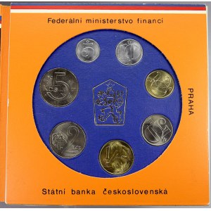 Sady mincí ČSSR – ČSFR - ČR. Sada oběhových mincí 1989