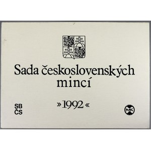 Sady mincí ČSSR – ČSFR - ČR. Sada oběhových mincí 1992