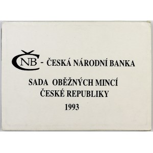 Sady mincí ČSSR – ČSFR - ČR. Sada oběhových mincí 1993 HM+RCM+BJ 