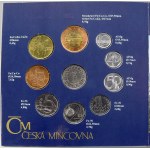 Sady mincí ČSSR – ČSFR - ČR. Sada oběhových mincí 1995 Bižuterie Jablonec 