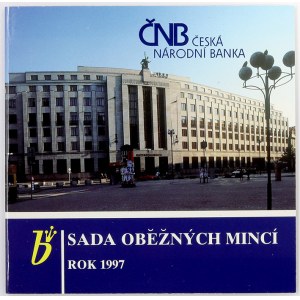 Sady mincí ČSSR – ČSFR - ČR. Sada oběhových mincí 1997 ČNB