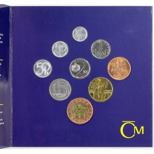 Sady mincí ČSSR – ČSFR - ČR. Sada oběhových mincí 1997 ČNB