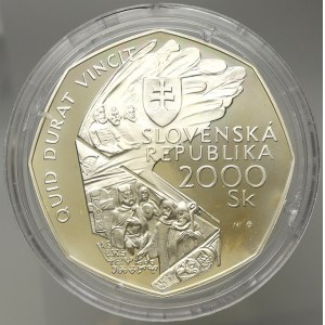 Slovenská republika 1993 – 2008. 2000 Sk 2000 bimilénium