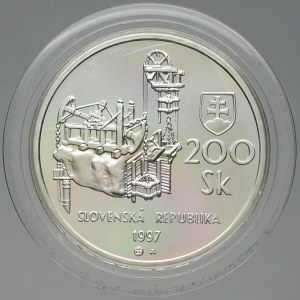 Slovenská republika 1993 – 2008. 200 Sk 1997 Banská Štiavnica