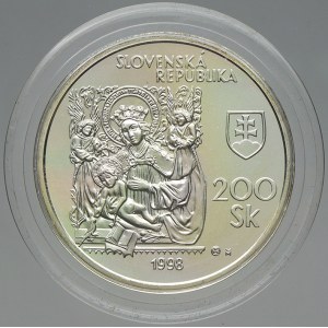 Slovenská republika 1993 – 2008. 200 Sk 1998 Národní galerie