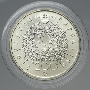 Slovenská republika 1993 – 2008. 200 Sk 1999 Hviezdoslav