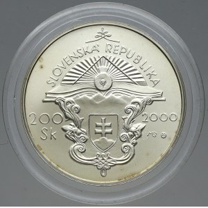 Slovenská republika 1993 – 2008. 200 Sk 2000 Fándly