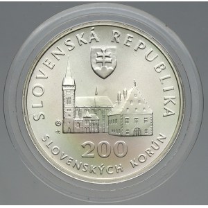 Slovenská republika 1993 – 2008. 200 Sk 2004 Bardejov