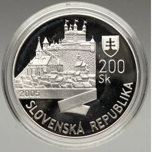 Slovenská republika 1993 – 2008. 200 Sk 2005 korunovace Leopolda I.