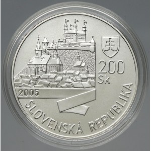 Slovenská republika 1993 – 2008. 200 Sk 2005 korunovace Leopolda I.
