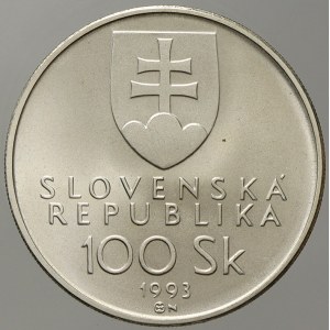 Slovenská republika 1993 – 2008. 100 Sk 1993 rozdělení republiky