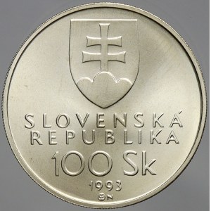 Slovenská republika 1993 – 2008. 100 Sk 1993 rozdělení republiky