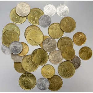 Konvoluty. Konvolut 35 ks mincí mincí ČSFR 1992-1993