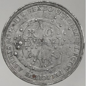 Karel VI. Medaile na volbu za římského císaře ve Frankfurtu 12.10.1711.