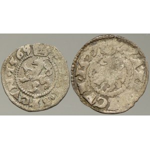 Maxmilián II. Bílý peníz 1569, 1577 K. Hora. MKČ-206