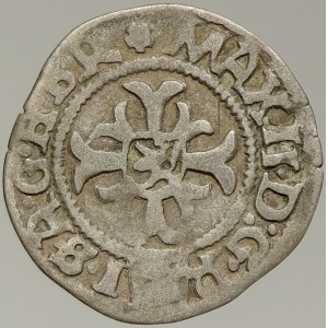 Maxmilián II. 1 krejcar 1572 Praha – Harder. MKČ-183