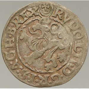 Rudolf II. Malý groš 1585 Jáchymov – Hofmann. HN-7a/opis 7c