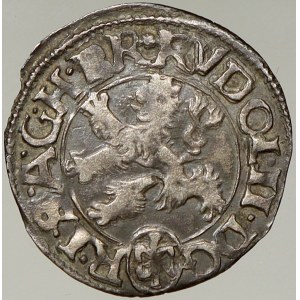 Rudolf II. Malý groš 1609 K. Hora – Škréta. HN-XIII/19a. patina