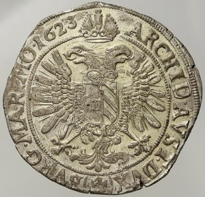 Ferdinand II. Mince kiprová. 150 krejcar 1623 Praha – Suttner. MKČ-695