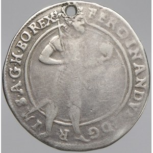 Ferdinand II. ¼ tolar 1624 Jáchymov – Steimüller. MKČ-834. dírka