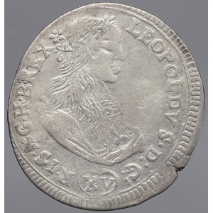 Leopold I. XV krejcar 1659 Vídeň (4,32 g)