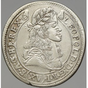 Leopold I. XV krejcar 1684 KB. Nech-1167