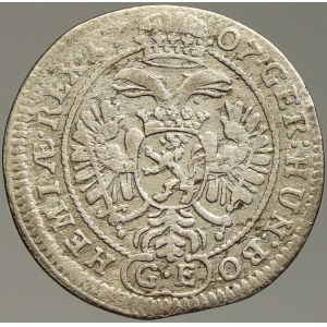 Josef I. 3 krejcar 1707 GE Praga – Egerer