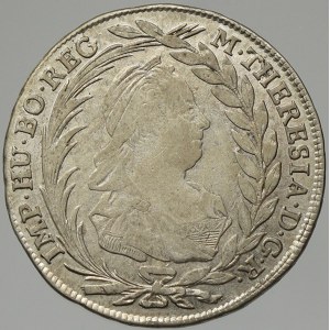 Marie Terezie. 20 krejcar 1780 IC-FA Vídeň
