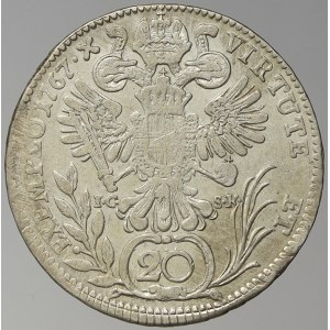 Josef II. 20 krejcar 1767 A IC-SK
