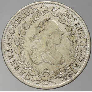 Josef II. 20 krejcar 1769 A IC-SK