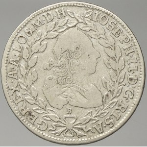 Josef II. 20 krejcar 1772 B EvM-D