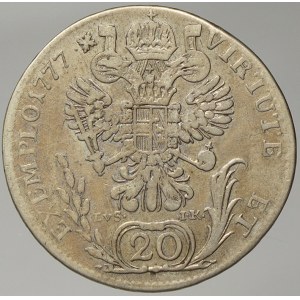 Josef II. 20 krejcar 1777 C EvS-IK