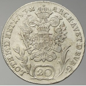 Josef II. 20 krejcar 1783 B