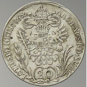 Josef II. 20 krejcar 1786 F