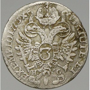 Josef II. 3 krejcar 1773 E-HG