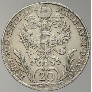 Leopold II. 20 krejcar 1791 F