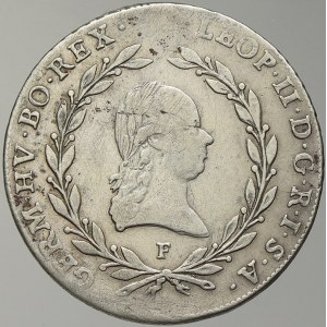 Leopold II. 20 krejcar 1791 F