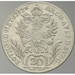Leopold II. 20 krejcar 1792 F
