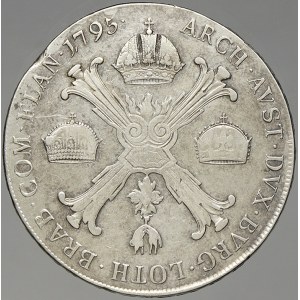 František II. / I. Tolar kříž. 1795 B. hrana, škrábance