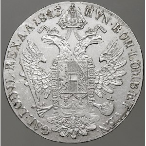František II. / I. Tolar konv. 1823 E. n. škr., dr. hr.