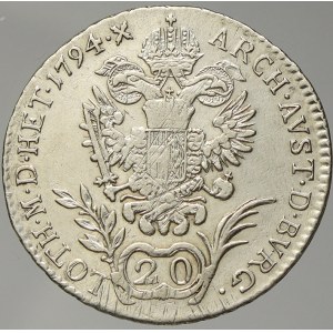 František II. / I. 20 krejcar 1794 B