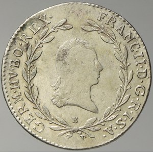 František II. / I. 20 krejcar 1796 B