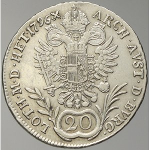 František II. / I. 20 krejcar 1796 E