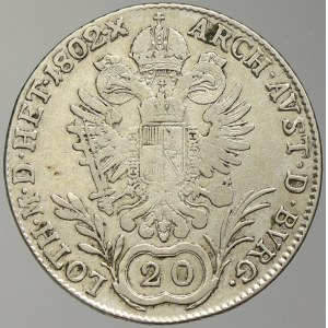 František II. / I. 20 krejcar 1802 B