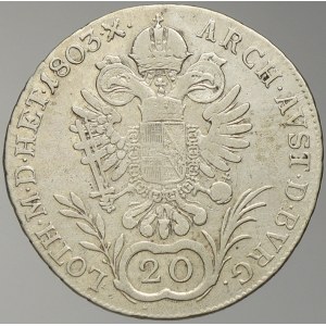 František II. / I. 20 krejcar 1803 A