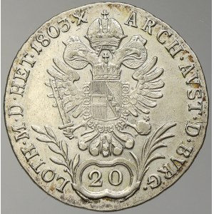 František II. / I. 20 krejcar 1803 C